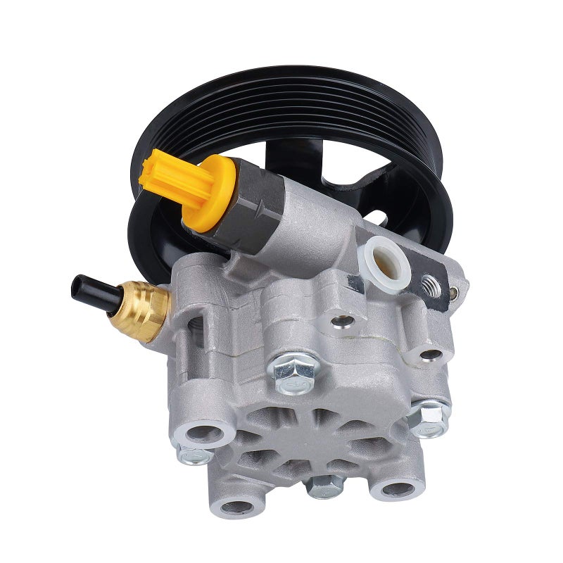 IRONTEK مضخة توجيه الطاقة IRONTEK 21-5447 تناسب 2007 2008 2009 لسيارة لكزس RX350 3.5L، 2005 2006 2007 2008 2009 2010 2011 2012 2013 2014 2015 لسيارة تويوتا تاكوما 4.0L مضخة مساعدة للطاقة 21-5447 مع بكرة - Image 5